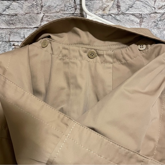 Ellen Tracy Short trench Jacket XL - Picture 9 of 10